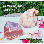 Beef CHUCK CREST Australia brand AMH frozen whole cuts +/- 2 kg/pc (price/kg)